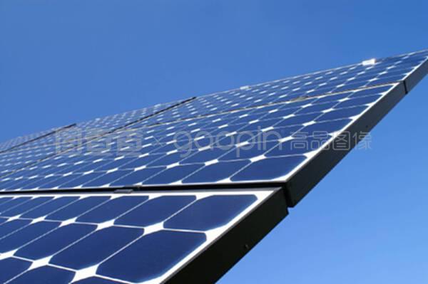太阳能电池板清洁电力,地球的未来